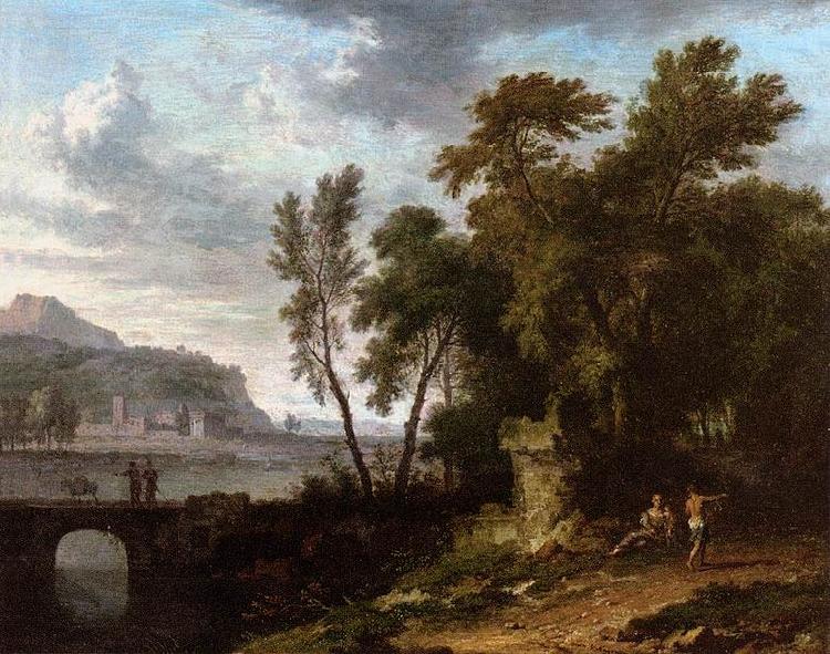  Landscape with Ruin and Bridge